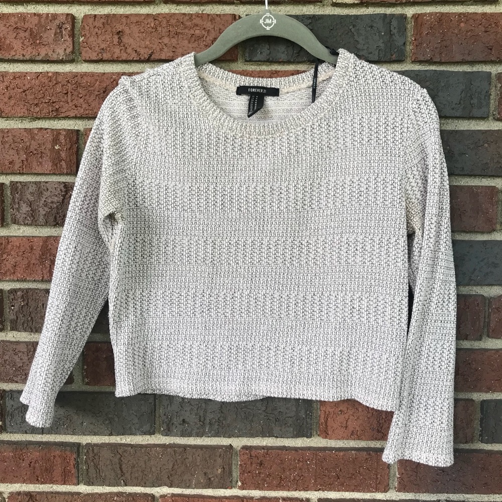 Cropped Box Sweater